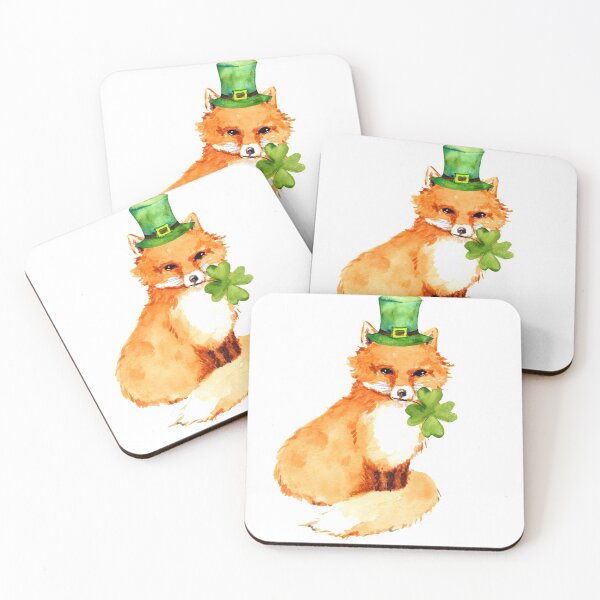 Item preview, Patrick's Day with fox designed and sold by zanbo.