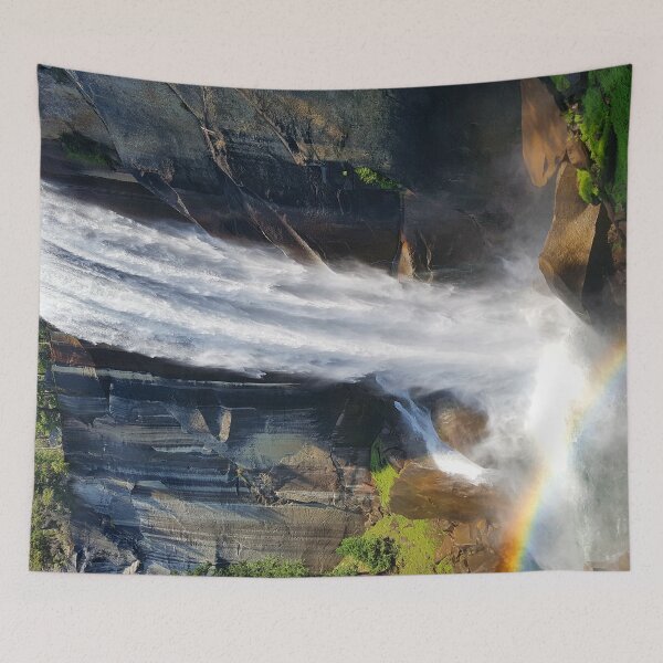 Item preview, Vernal Falls Waterfall California USA designed and sold by felinefeelings.
