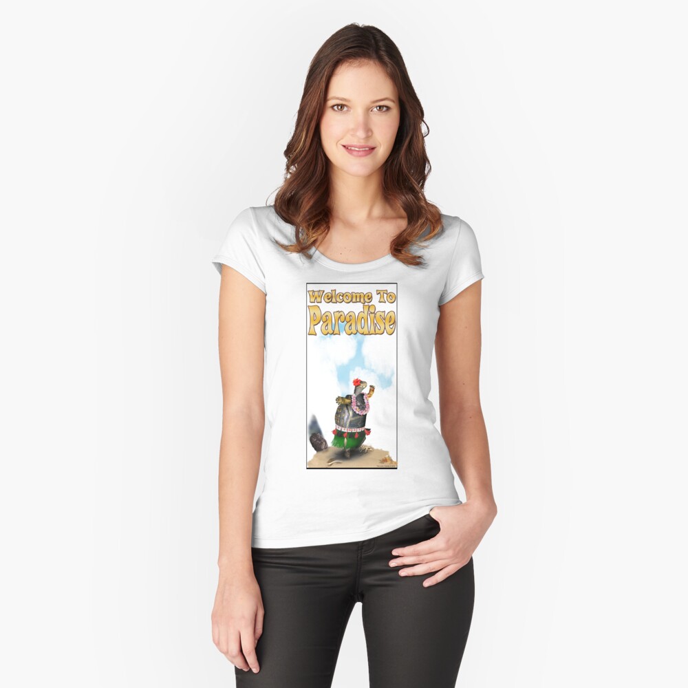 Item preview, Fitted Scoop T-Shirt designed and sold by LuckyTortoise.