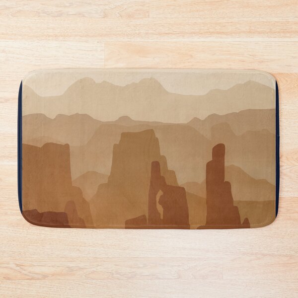 Item preview, Rocky Desert Minimalistic Landscape Digital Illustration designed and sold by AlmightyClaire.