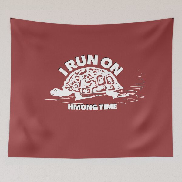 Item preview, I run on hmong time t-shirts designed and sold by BasheerFajr.