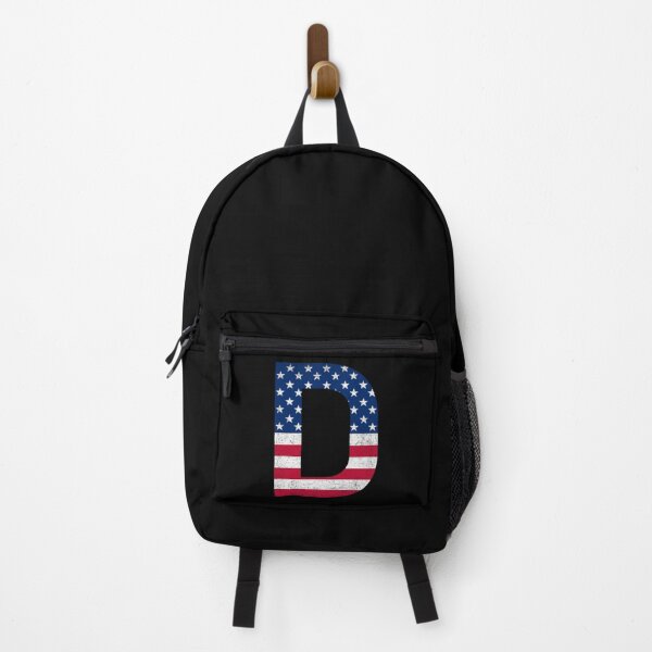Item preview, Vintage Letter D Capital Alphabet American Flag D Gift designed and sold by Shariss.