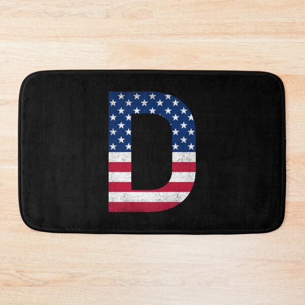 Item preview, Vintage Letter D Capital Alphabet American Flag D Gift designed and sold by Shariss.