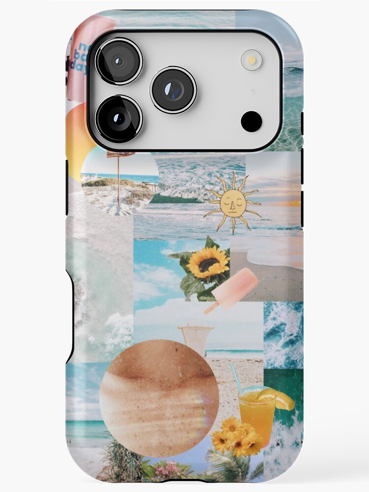 Summer aesthetic collage