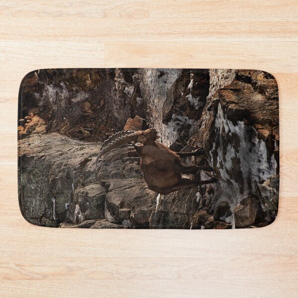 Item preview, Ibex On Snow Covered Rocks designed and sold by Michael Cummings.