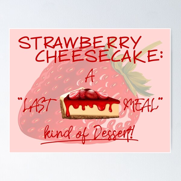 Item preview, A Last Meal Kind of Dessert! (on Pink) designed and sold by PawsitiveMum.