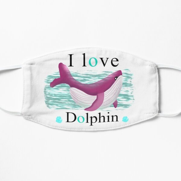 Dolphins are my spirit animal for II Flat Mask
