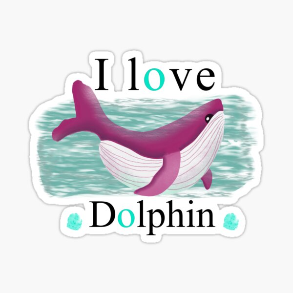 Dolphins are my spirit animal for II Sticker