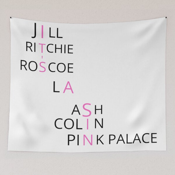 Artikelvorschau, Es ist eine Sünde - Jill, Ritchie, Roscoe, La, Ash, Colin, Pink Palace entworfen und verkauft von clairemh1.
