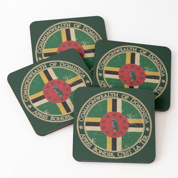 Item preview, Vintage Commonwealth of Dominica USA North America United States Flag designed and sold by DragonXX.