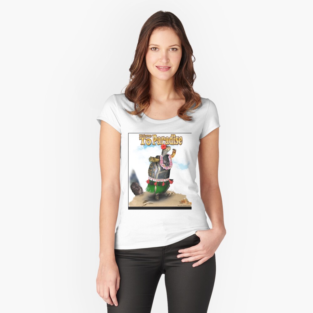 Item preview, Fitted Scoop T-Shirt designed and sold by LuckyTortoise.