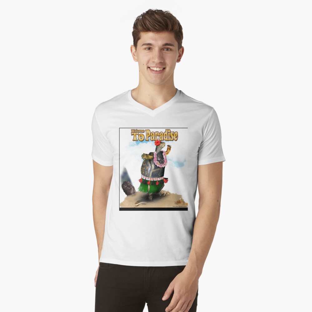 Item preview, V-Neck T-Shirt designed and sold by LuckyTortoise.