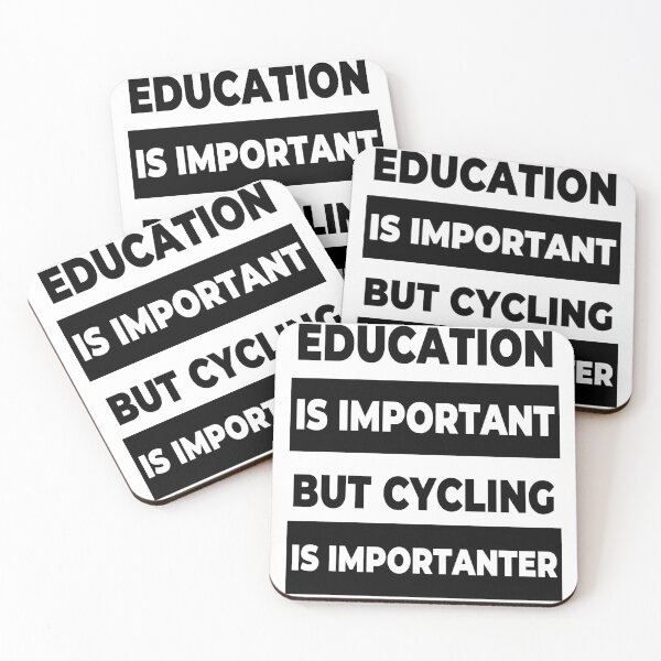 Item preview, Education is important but cycling is importanter designed and sold by Apoorv Choudhary.