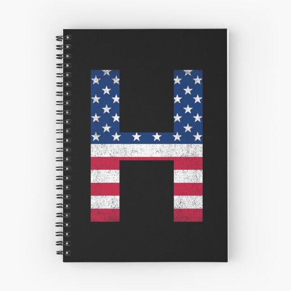 Item preview, Vintage Letter H Capital Alphabet American Flag H Gift designed and sold by Shariss.