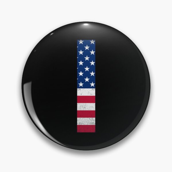 Item preview, Vintage Letter I Capital Alphabet American Flag I Gift designed and sold by Shariss.