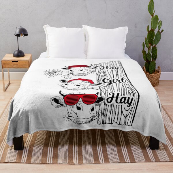 Item preview, Hay girl hay cute cow awesome gift for cattle lover designed and sold by Titmit.