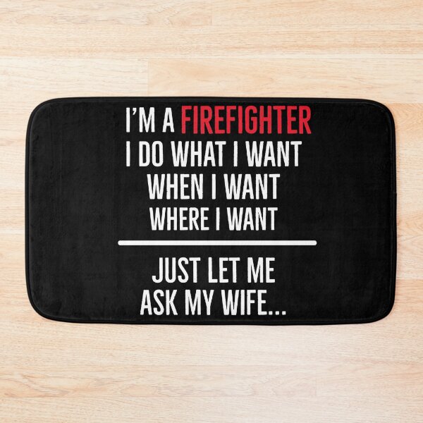Item preview, Fireman Funny gift firefighter gift funny wife designed and sold by AwesomeWorld1.