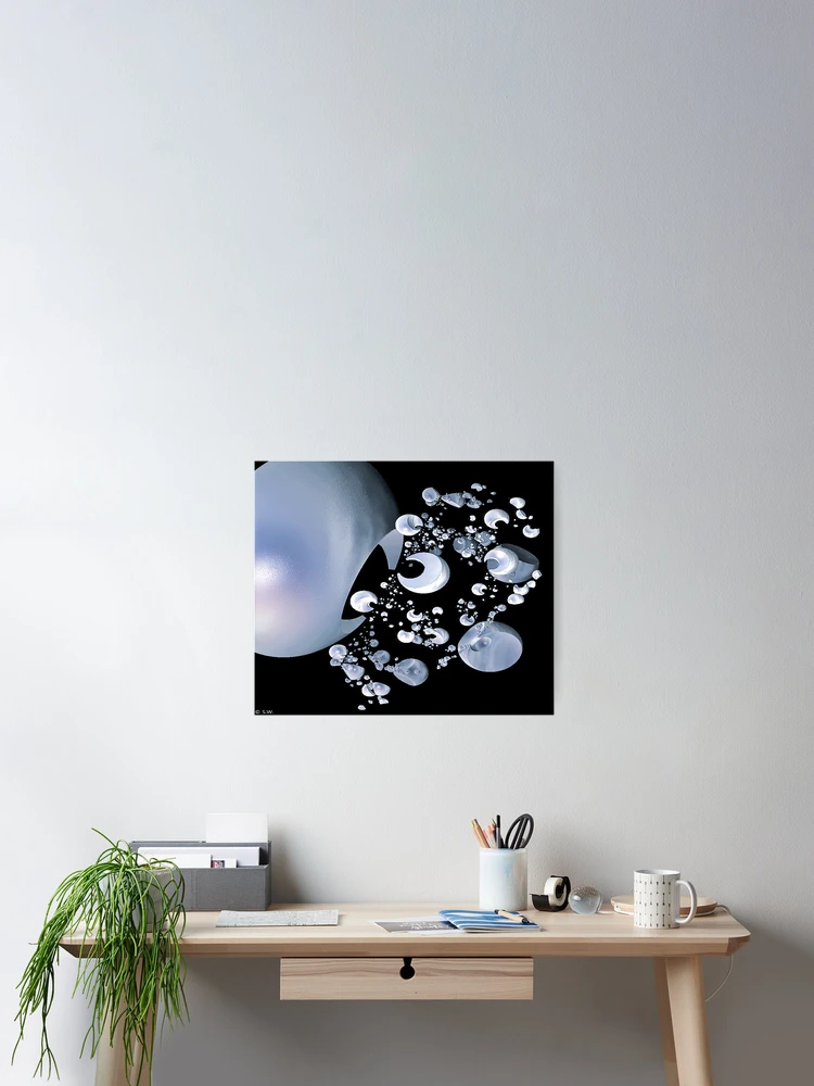 Thumbnail 2 of 3, Poster, Exploding Moons designed and sold by Moonbeam369.