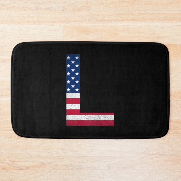 Item preview, Vintage Letter L Capital Alphabet American Flag L Gift designed and sold by Shariss.