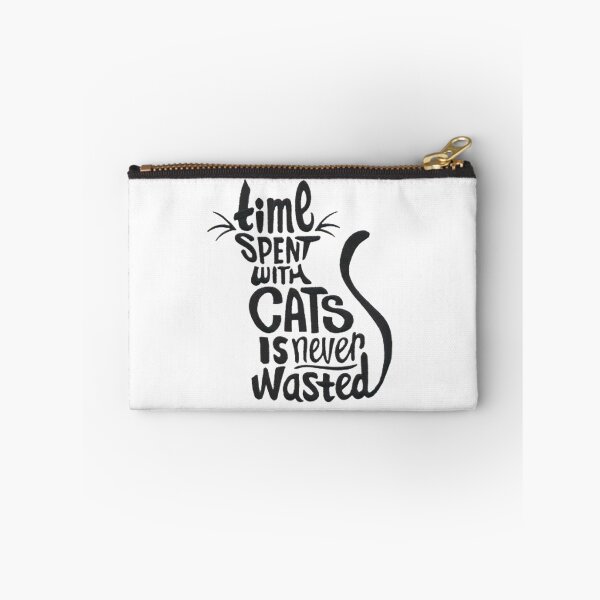 Item preview, Time Spent with cats is never wasted designed and sold by Tarun Bisht.