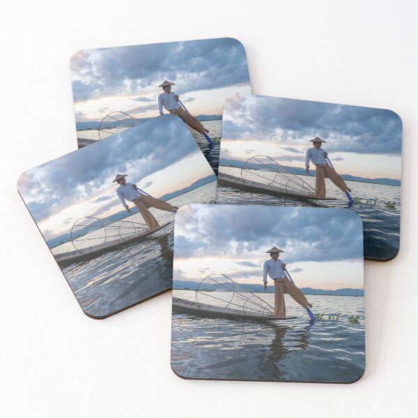 Item preview, Sunset on Inle Lake designed and sold by Mark Prior.