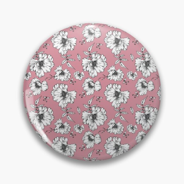 Item preview, Mono Floral Dusty Rose Pink designed and sold by cardtroversial.