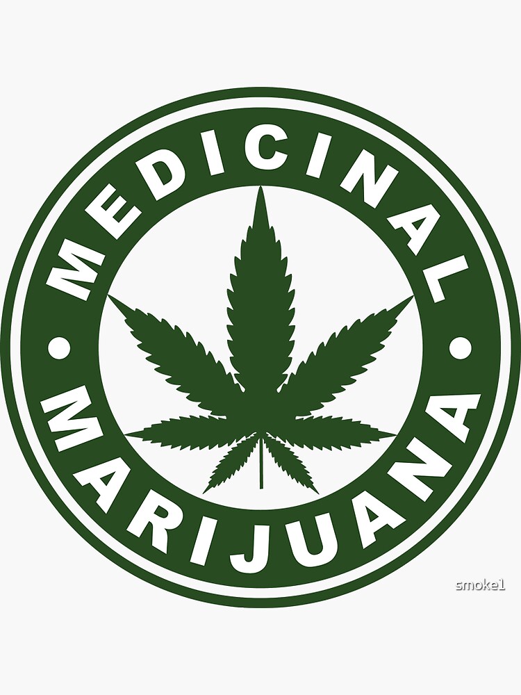 2 x Vinyle Autocollants 7.5 cm-canabis usage médical Weed Marijuana Cool Cadeau #5873 