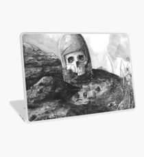 A Knight's Skull Laptop Skin