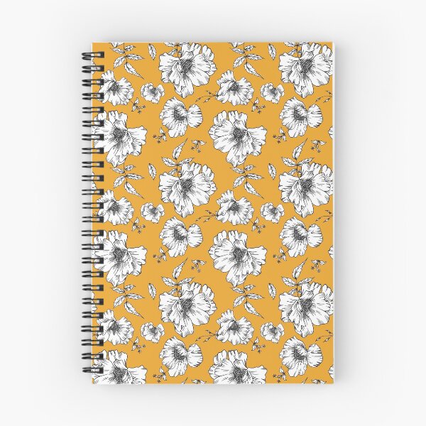 Item preview, Mono Floral Mustard Yellow designed and sold by cardtroversial.