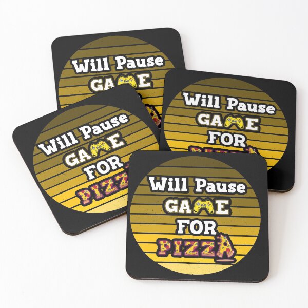 Item preview, Will Pause Game For Pizza Funny Gamer Quote designed and sold by KO-Design.