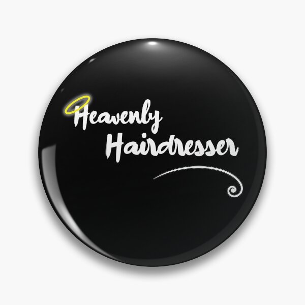 Item preview, Heavenly Hairdresser Funny hairdressing Pun designed and sold by RomeoSketches.