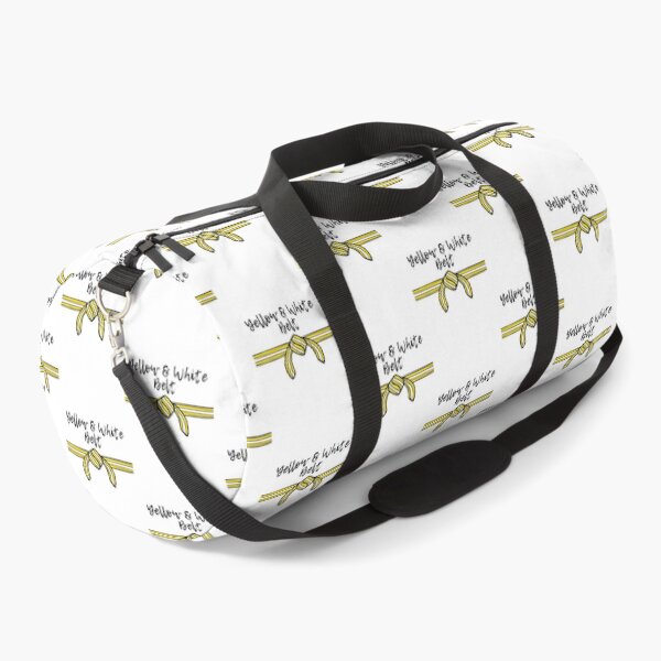 Item preview, Yellow and White Stripe Belt Martial Arts, Jiu Jitsu designed and sold by Polishthestone.