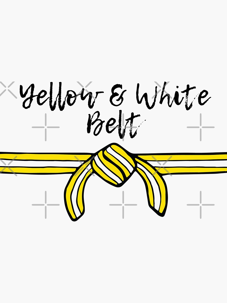 White belt 2024 yellow stripe