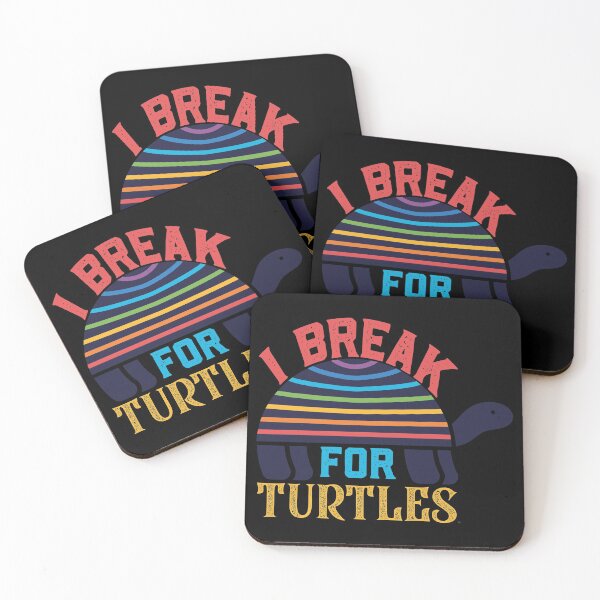 Item preview, I Break for Turtles designed and sold by ADAMYASS.