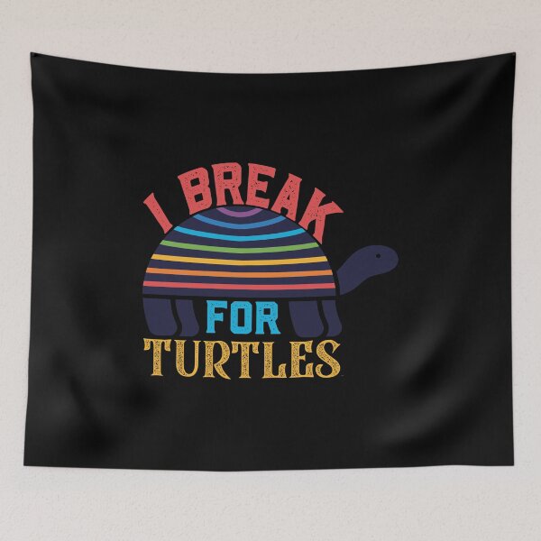 Item preview, I Break for Turtles designed and sold by ADAMYASS.