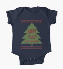 Christmas Vacation Ugly Sweater One Piece - Short Sleeve
