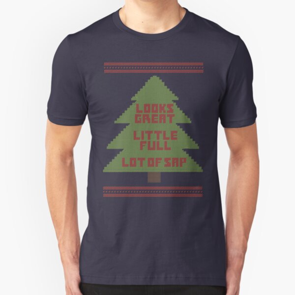 Kirby Navidad tierra de punto para hombre Camiseta