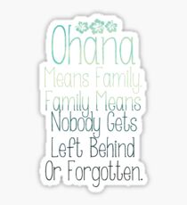 Ohana Sticker