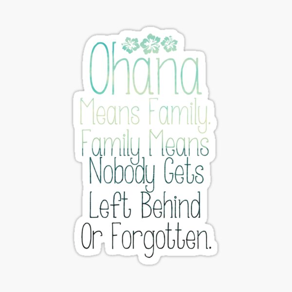 Vista previa del artículo con la obra «Ohana», diseñado y vendido por ZantheClothing.