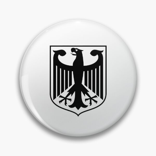 Aperçu de l'œuvre Aigle allemand, noir (2021-2-GER-1) créée et vendue par NY-Prints-USA.
