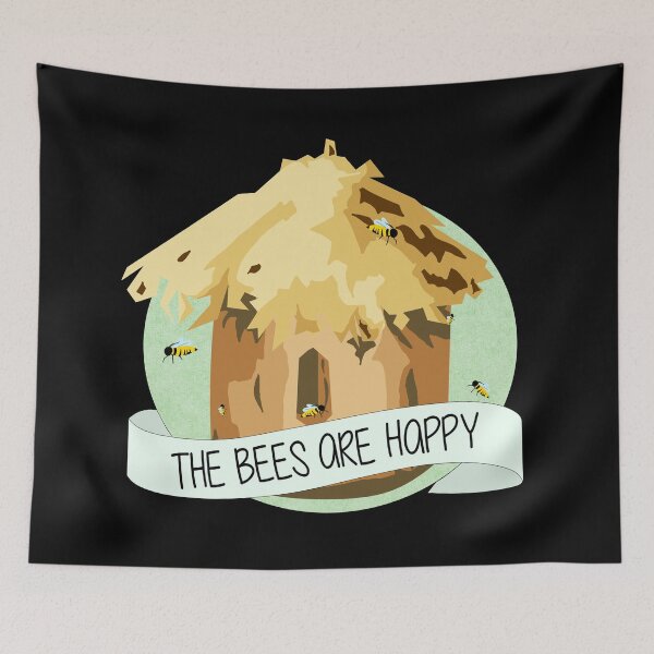 Item preview, The Bees are Happy designed and sold by Lady Grim.