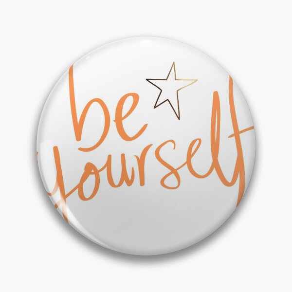 Item preview, Be yourself inspirational quote designed and sold by BitsndPieces.