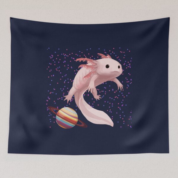 Item preview, Fatou's axolotl in space designed and sold by micraelle.