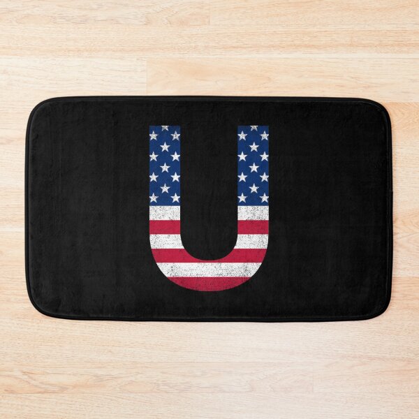 Item preview, Vintage Letter U Capital Alphabet American Flag U Gift designed and sold by Shariss.