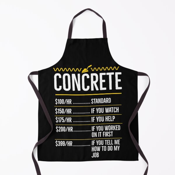 Item preview, Concrete Hourly Rates designed and sold by AwesomeWorld1.