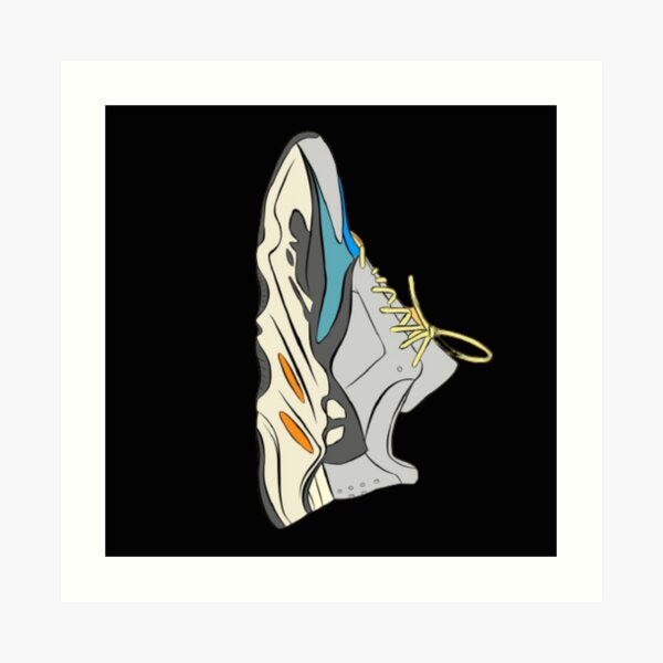 yeezy wave runner cartoon