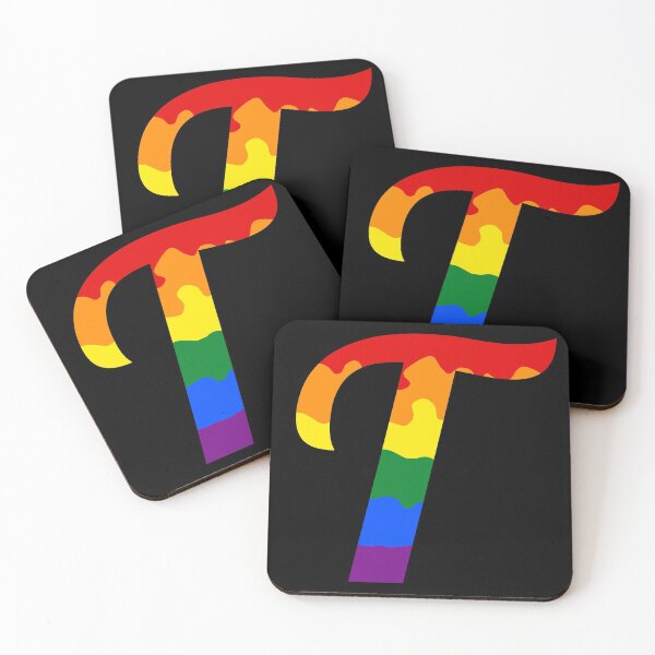 Item preview, Letter T - PRIDE Color Splash designed and sold by royrahul.