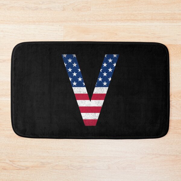 Item preview, Vintage Letter V Capital Alphabet American Flag V Gift designed and sold by Shariss.