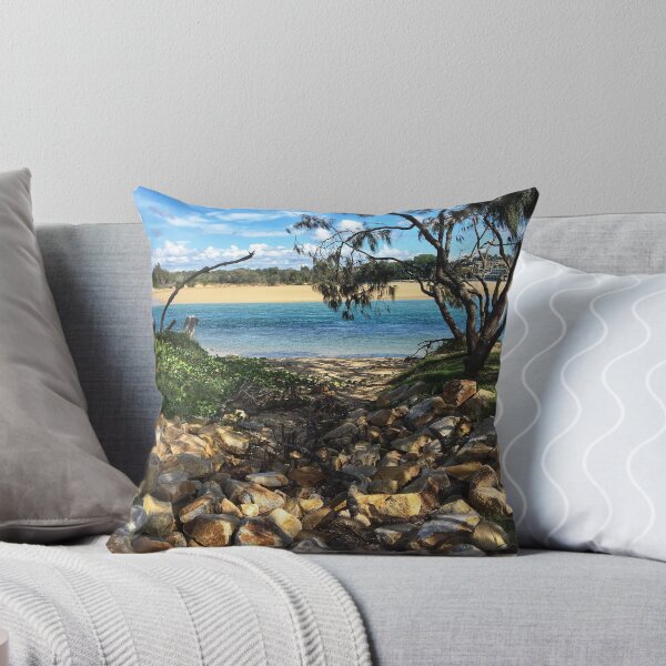 Item preview, Sunny blue ocean shore designed and sold by Kaxamaphone.