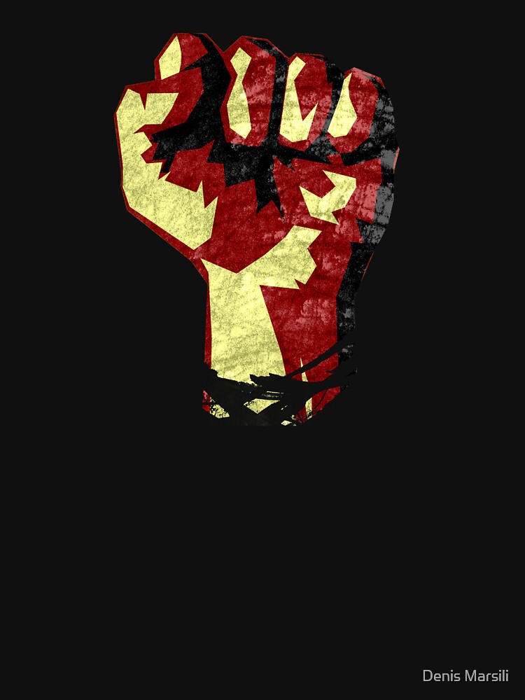 "Revolution!!! Raised Fist! " T-shirt By Ddtk | Redbubble